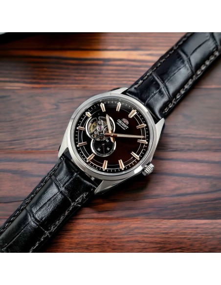 automático hombre Orient Stretto RA-AR0005Y 40.8mm cristal de zafiro